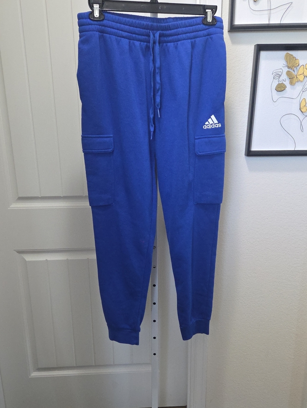 adidas Royal Blue Cargo Joggers